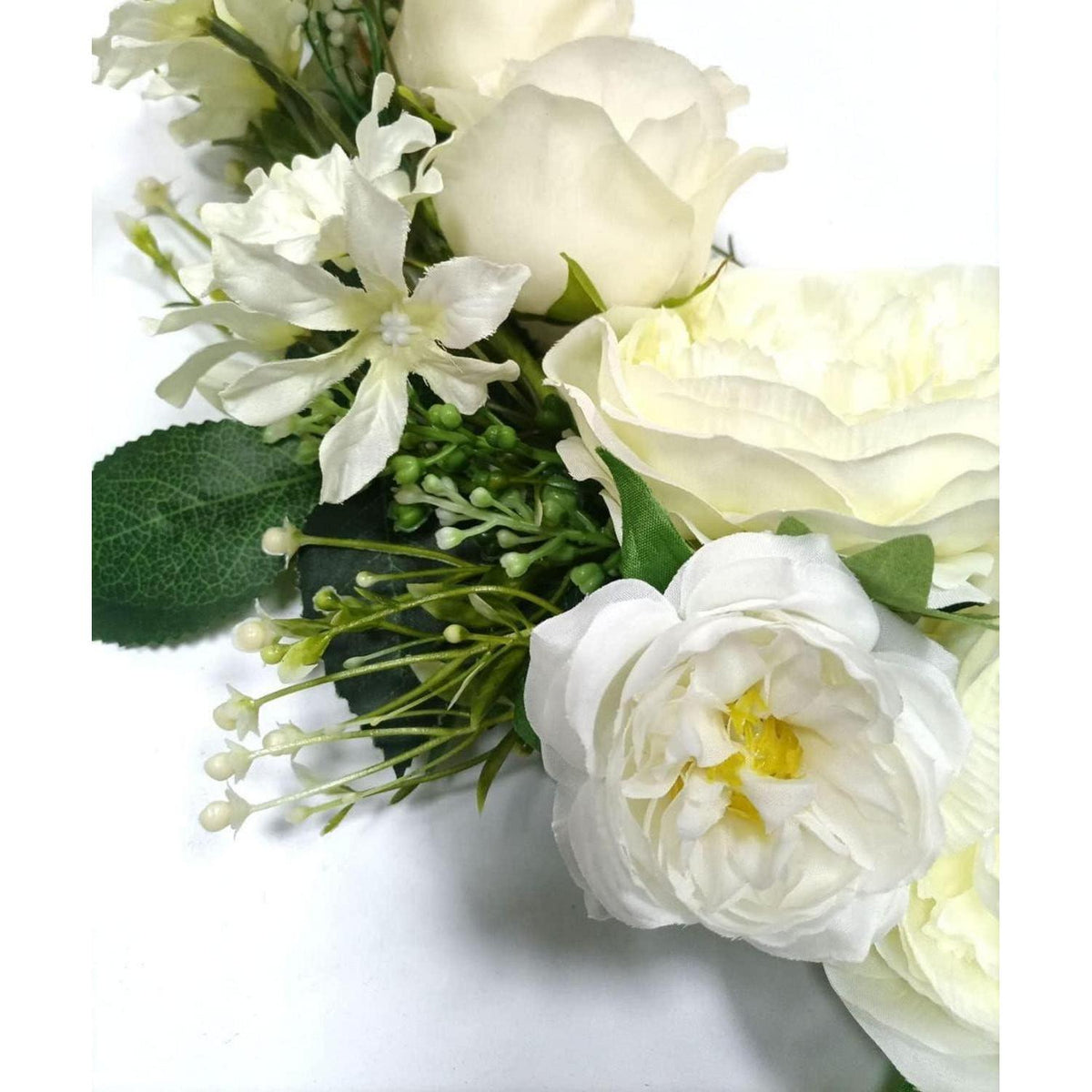 Pfingstrosen Girlande – Hochzeit & Party Deko, Elfenbein
