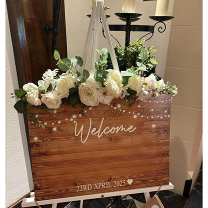 Pfingstrosen Girlande – Hochzeit & Party Deko, Elfenbein