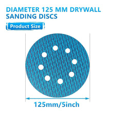 80x Klett Schleifpapier 125mm Korn 400 Exzenter Schleifscheiben 8-Loch