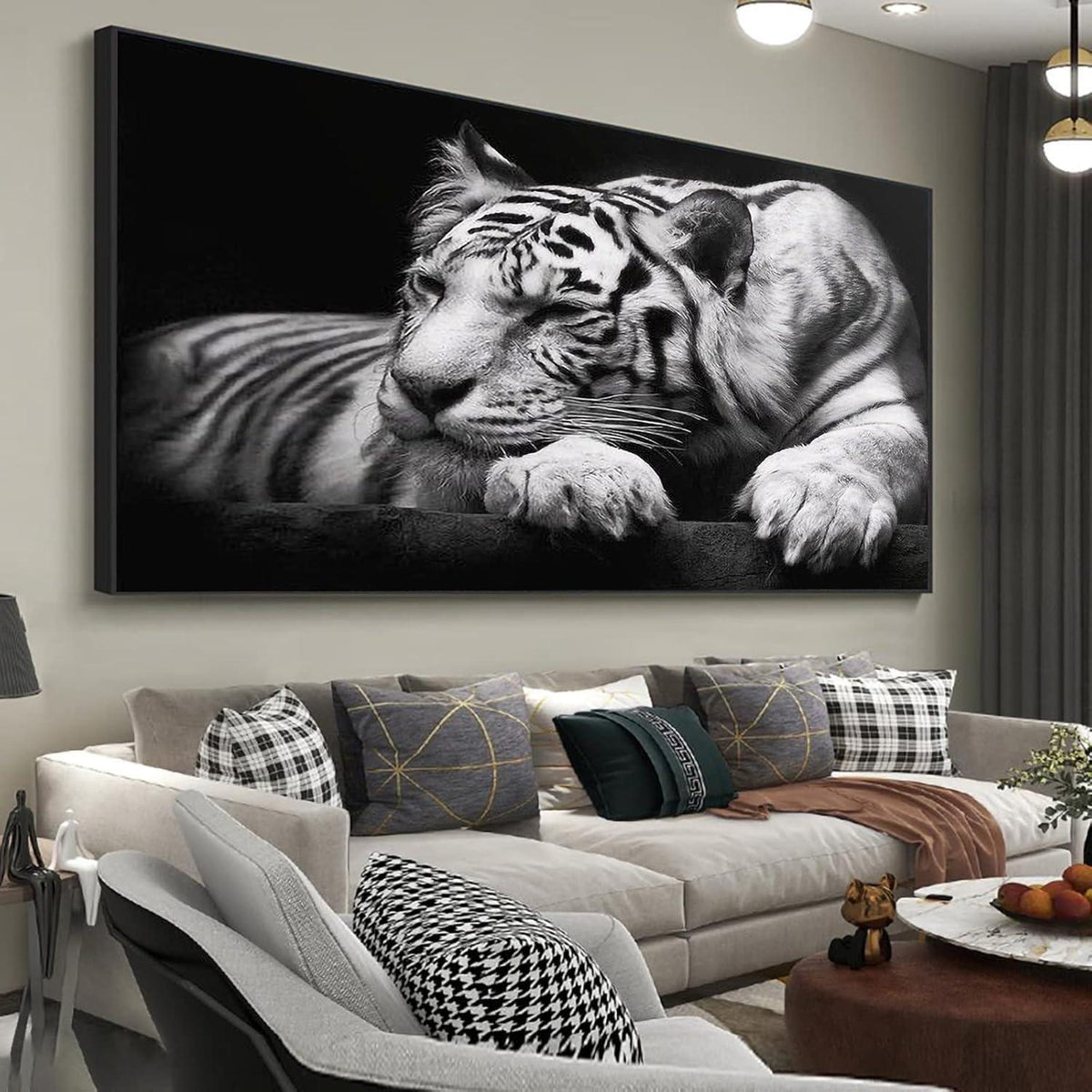 5D DIY Diamant Painting Kit, Tiger Tier Malerei XXL
