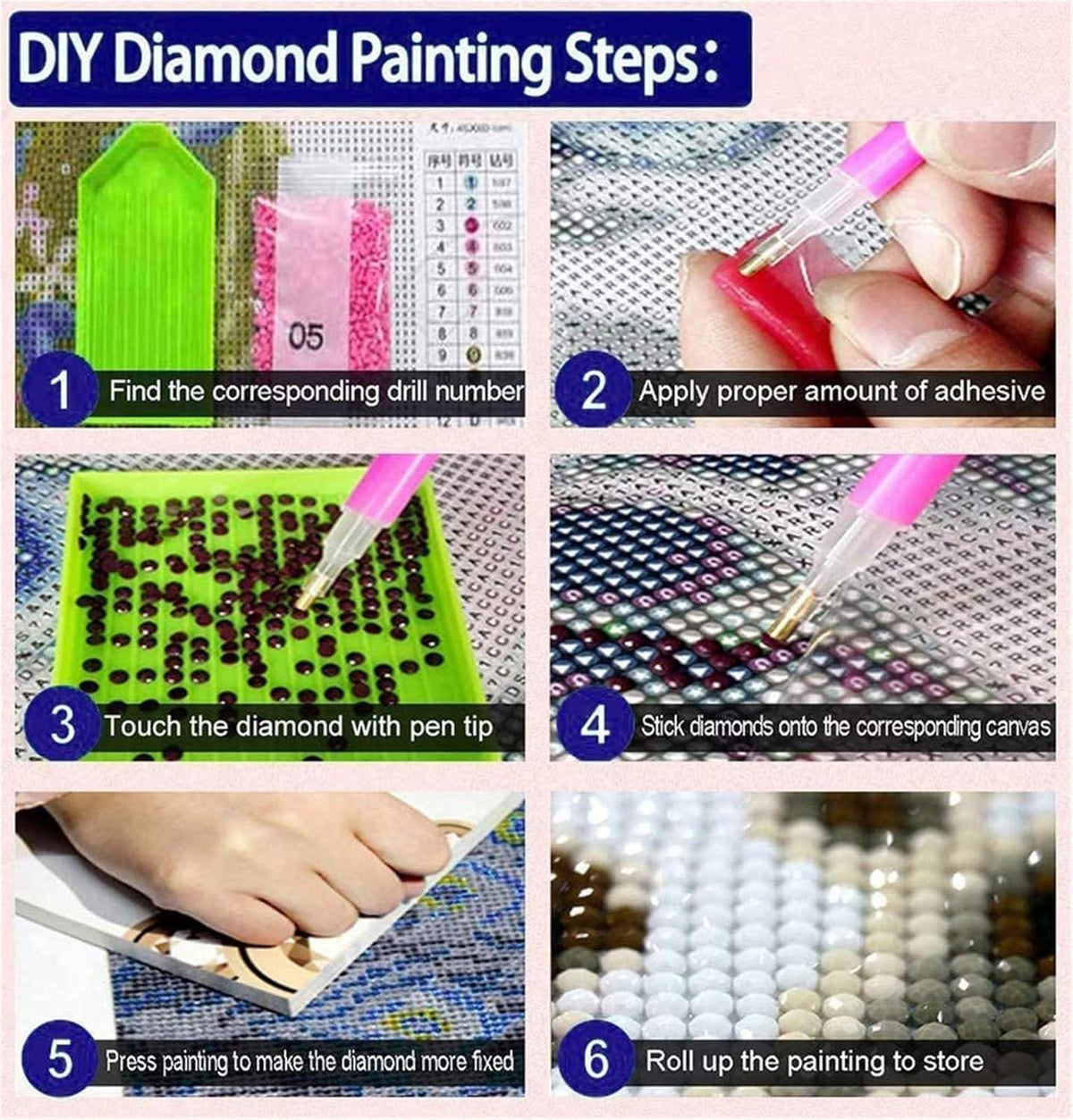 5D DIY Diamant Malerei Kit Tiger Bilder XXL Tier Wanddekoration 100x50cm