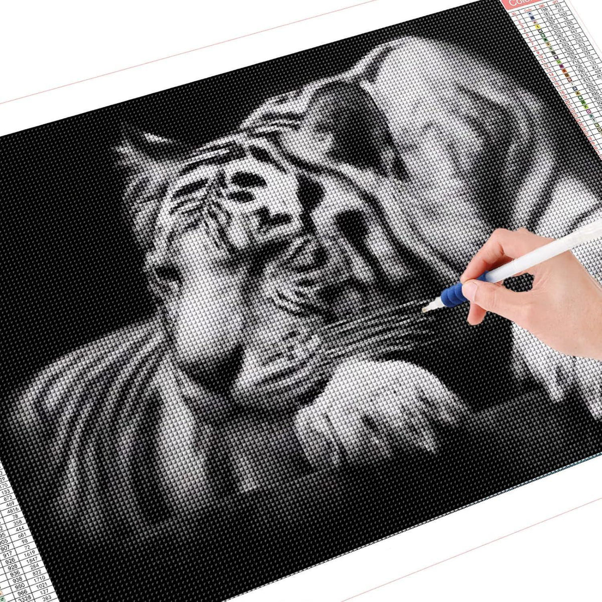 Diamant Painting Tiger XXL 5D DIY Bausatz Wandbild