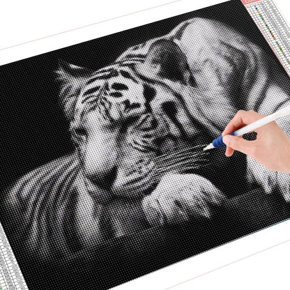Diamant Painting Tiger XXL 5D DIY Bausatz Wandbild