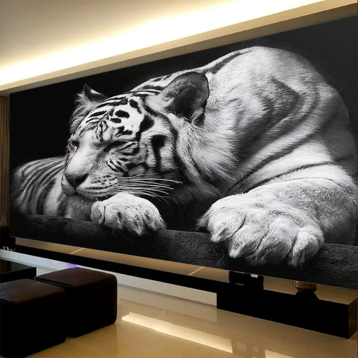 Diamant Painting Tiger XXL 5D DIY Bausatz Wandbild