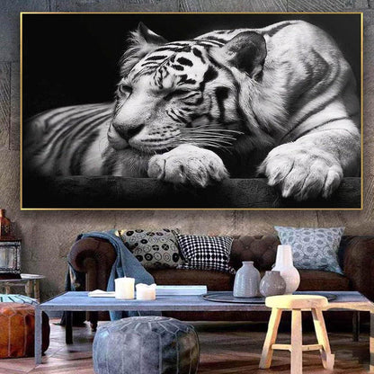 Diamant Painting Tiger XXL 160x80cm - DIY Bausatz für Wandbild