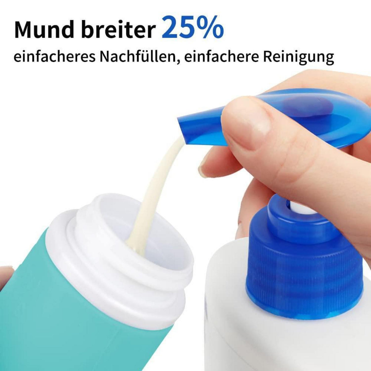 100ml Silikon Reiseflaschen Set – 3 Stück Auslaufsicher