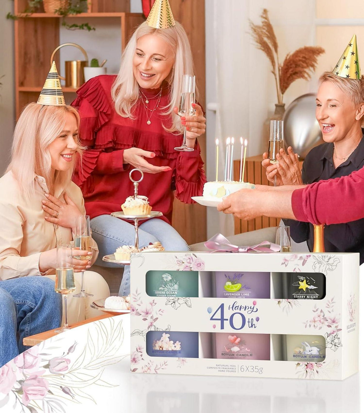 Duftkerzen Geschenkset für Frauen | Entspannungskerzen 6er Set