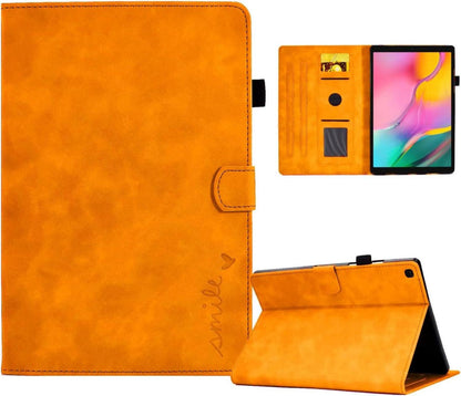 Tablet Hülle Samsung Galaxy Tab A 10.1 Zoll 2019 Orange PU Leder