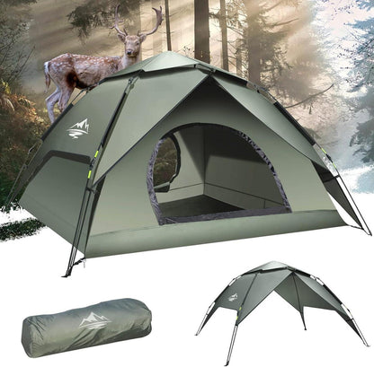 Camping Zelt Pop Up Automatisches Sofortzelt für 2-3 Personen