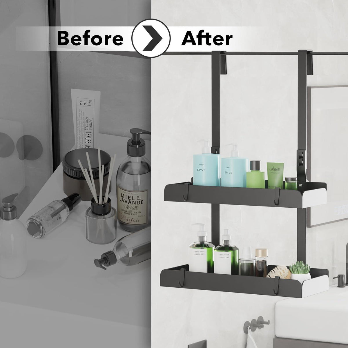 Duschregal Ohne Bohren Duschablage Zum Hängen Shampoo Halterung