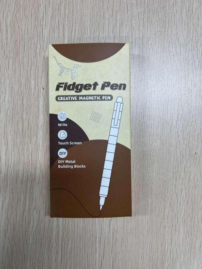 Tigerhu Magnetischer Kugelschreiber - Fidget Pen für Stressabbau, Multifunktions Magnetstift, Geschenk für Männer, Frauen, Kinder