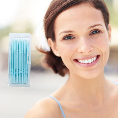240 Interdentalbürsten Zahnseide Zahnstocher Dental Floss Stick