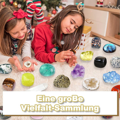 Adventskalender 2026 Kinder Kristalle Edelstein Mineralien