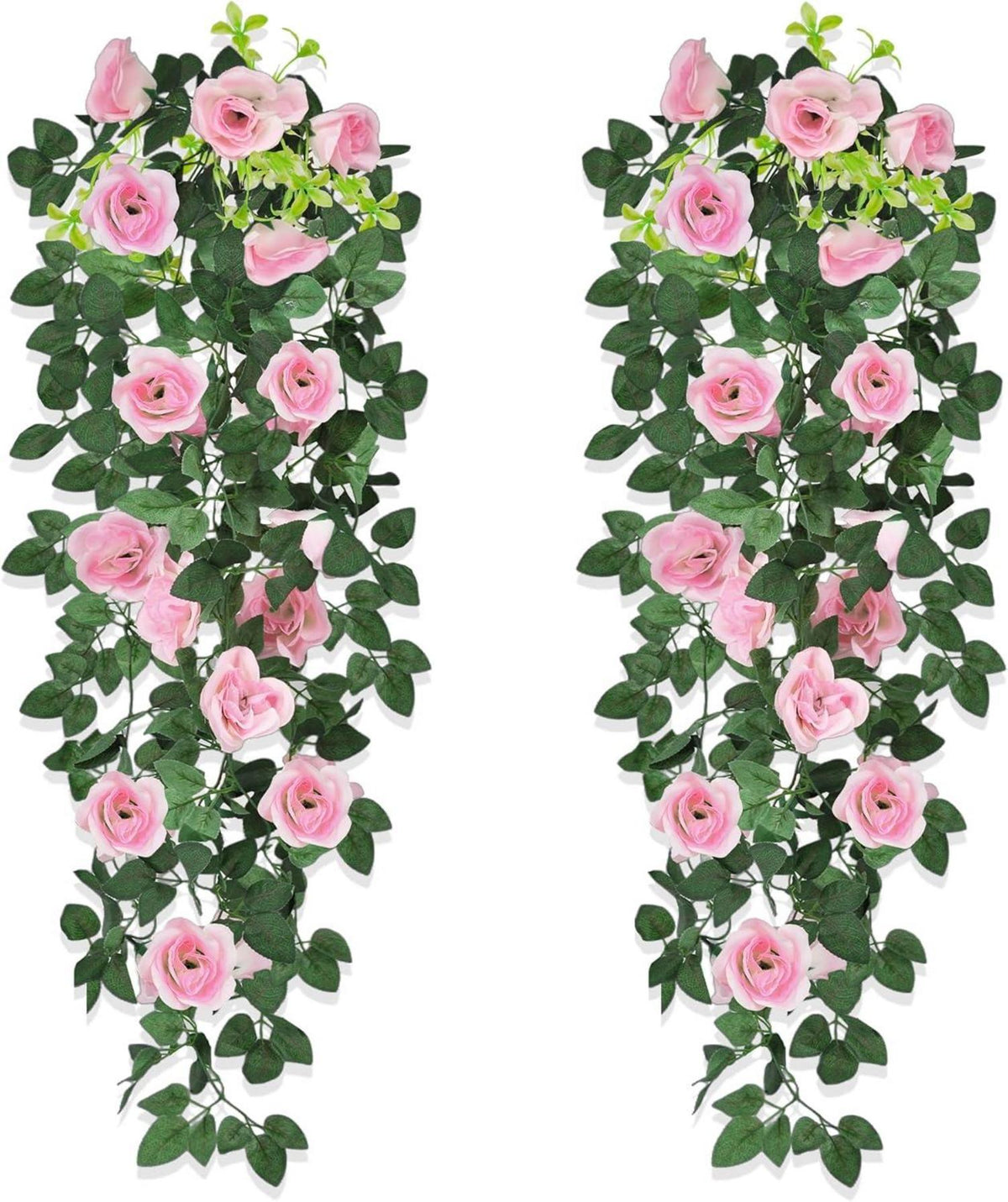Künstliche Hängeblumen 2er Set 95cm Hochzeit Garten Outdoor Deko