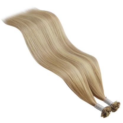 Blond Echthaar Bondings – Remy Haare 40cm #16/22