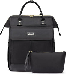Großer Laptop Rucksack Damen 17.3 Zoll Wasserdicht Daypack mit