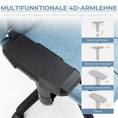 Ergonomischer Gaming Stuhl mit