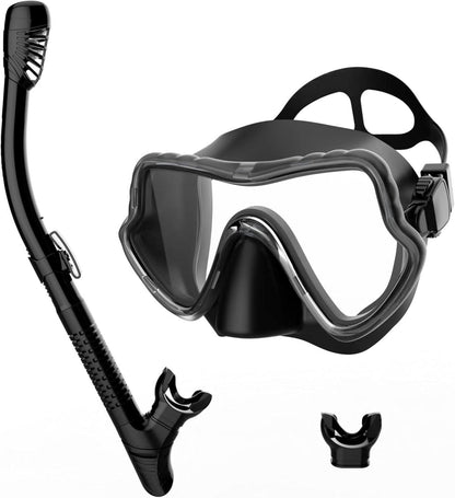 Schnorchelset Erwachsene Tauchermaske Anti-Fog Airflow-Tech