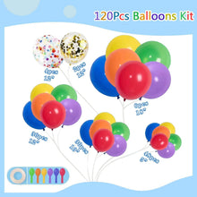 Luftballon Girlande Set Regenbogen 120 Stück Deko Geburtstag