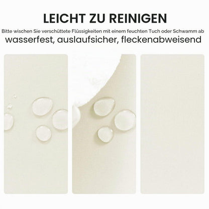 Wasserdichte Champagner Tischdecke 90x90 cm – Abwaschbar & Fleckgeschützt