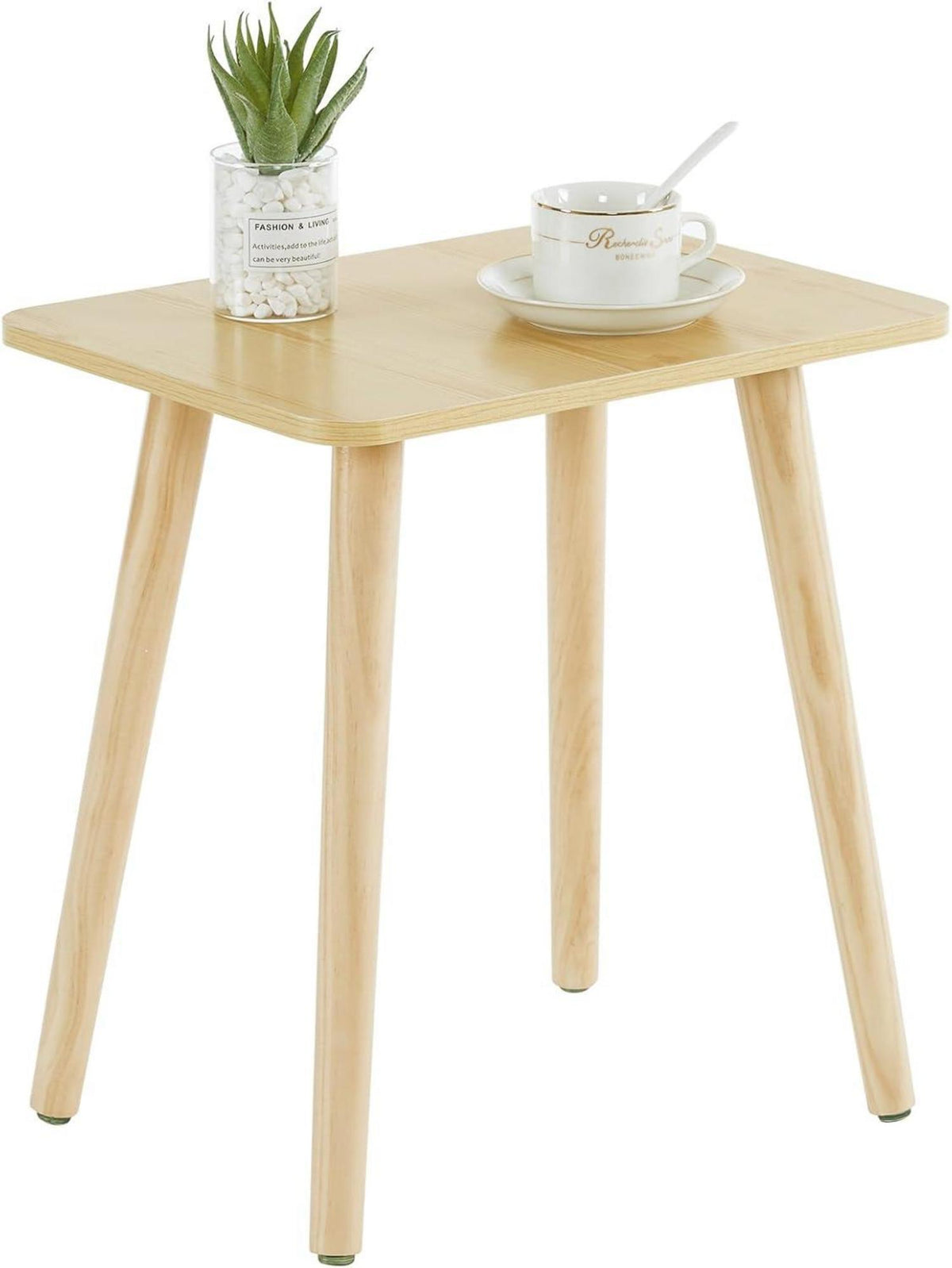 Beistelltisch Holz 40x30x43 Klein Natur Wohnzimmer Schlafzimmer Balkon