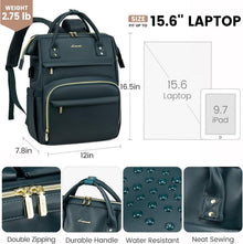 Damen Rucksack LOVEVOOK 15,6 Zoll Wasserdicht USB