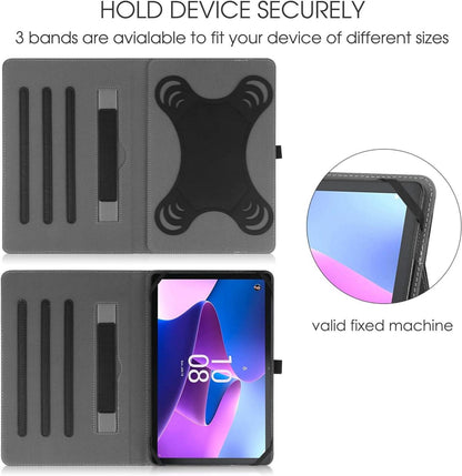 Universal Tablet Hülle mit Multi-Viewing Stand und Handschlaufe
