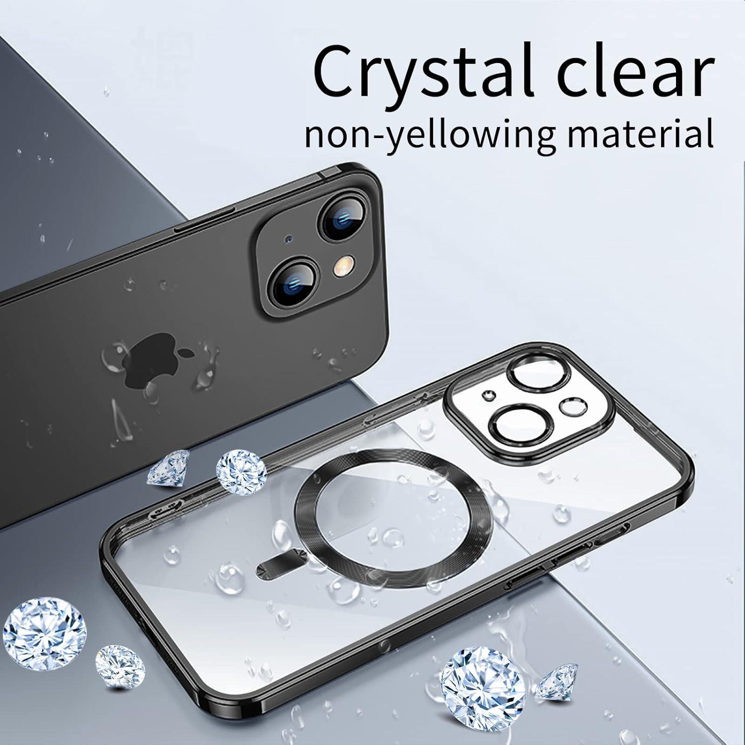 Magnetische iPhone 13 Hülle Kompatibel mit MagSafe Stoßfest