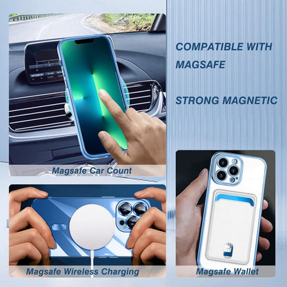 Magnetische iPhone 11 Pro Hülle Kompatibel mit MagSafe Stoßfest