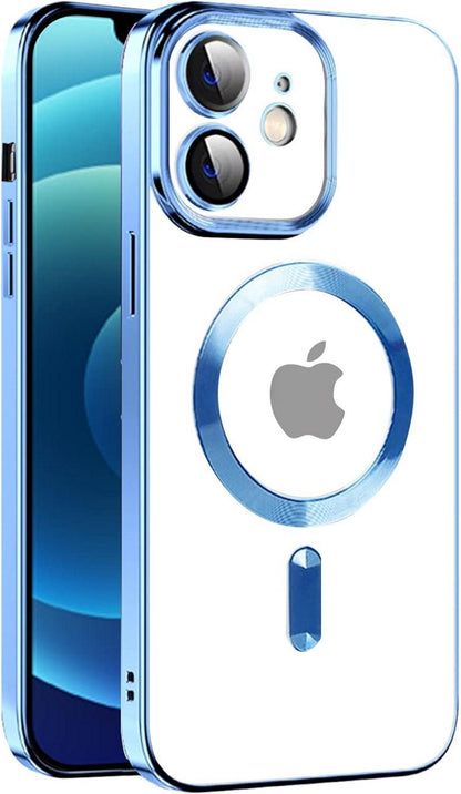 Magnetische iPhone 11 Hülle MagSafe Stoßfest Anti-Gelb Militärnorm