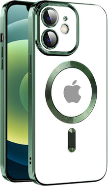 Magnetische iPhone 12 Hülle MagSafe Stoßfest Anti-Vergilbung