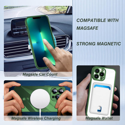 Magnetische iPhone 12 Pro Hülle MagSafe stoßfest Anti-Vergilbung Klar