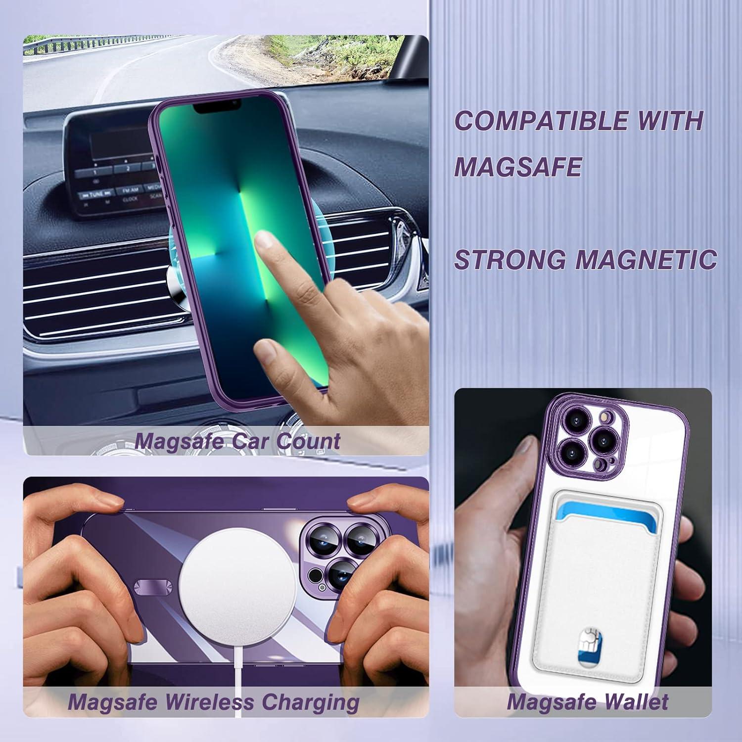 Magnetische iPhone 11 Pro Max Hülle Kompatibel mit MagSafe Stoßfest