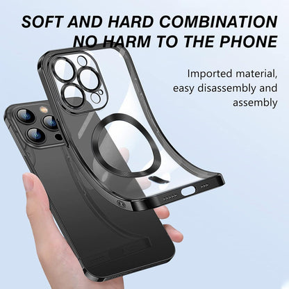 Magnetische iPhone 11 Pro Max Hülle MagSafe Stoßfest Anti-Fingerabdruck