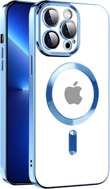 Magnetische iPhone 13 Pro Max Hülle MagSafe Stoßfest Klar
