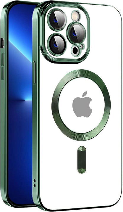 Magnetische iPhone 11 Pro Hülle MagSafe stoßfest anti-vergilbung Klar