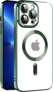 Magnetische iPhone 12 Pro Max Hülle MagSafe Stoßfest Anti-Vergilbung