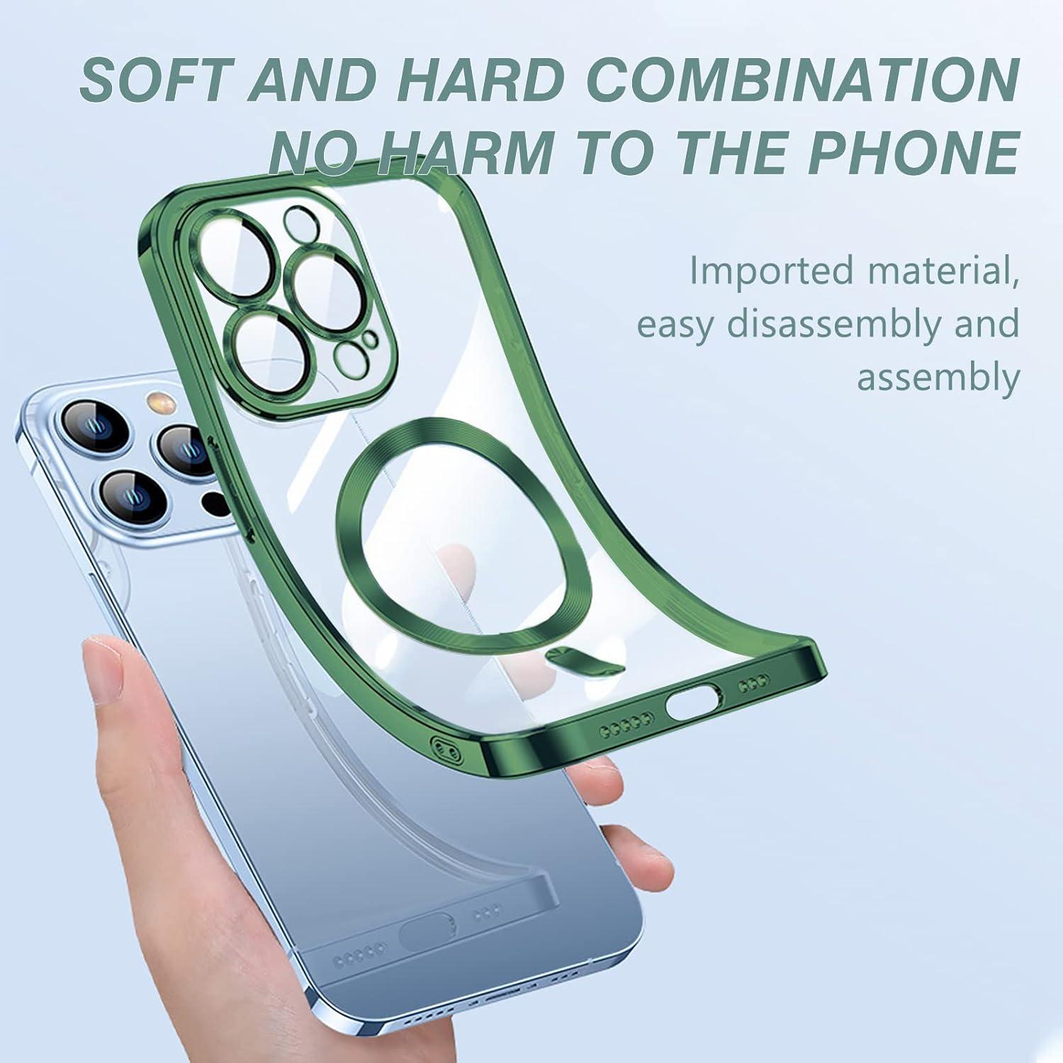 Magnetische iPhone 12Pro Max Hülle Kompatibel mit MagSafe Stoßfest