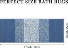 Weiche Badematte 45x120cm rutschfester Badezimmerteppich