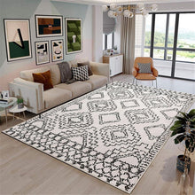 Moderner Beige Teppich Große Weiß Elfenbein/Schwarz 200x250cm