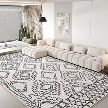 Großer Kurzflorteppich Beige/Elfenbein 200x300