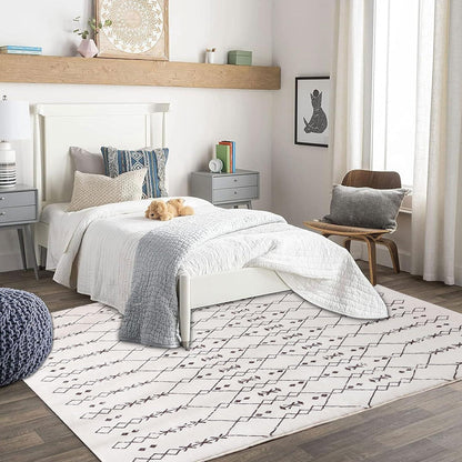 Großer Abstrakter Kurzfloriger Teppich für Wohnzimmer