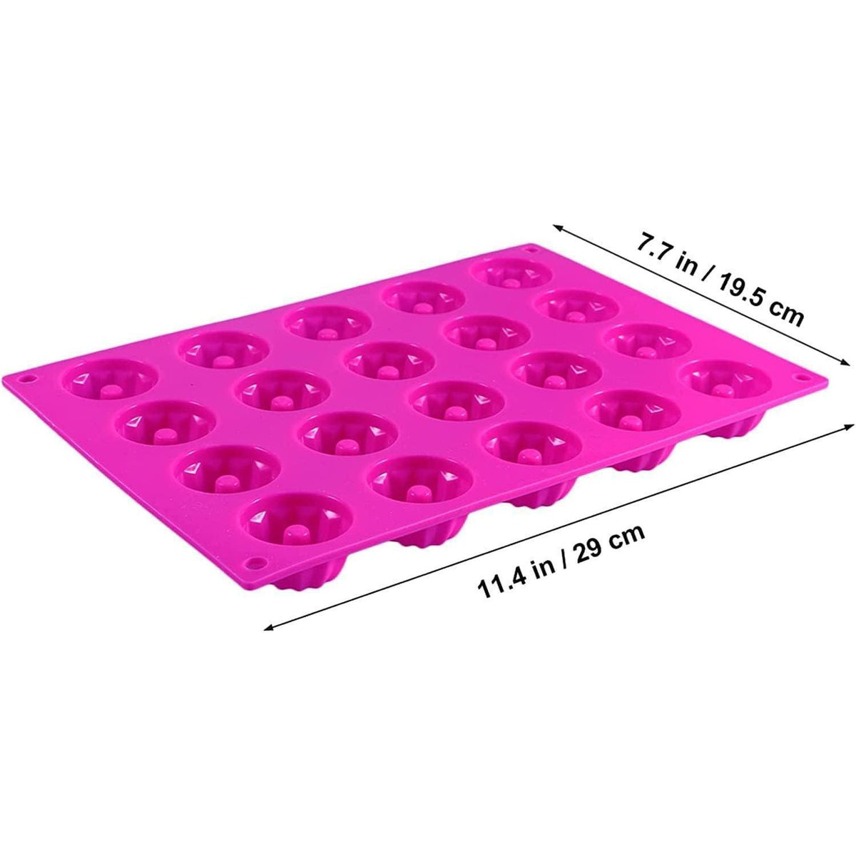 Silikon Gugelhupfform Mini – 20er Set für Kuchen & Desserts