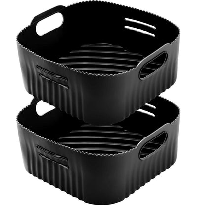 Silikonform für Heißluftfritteuse – 2er Set, 21cm