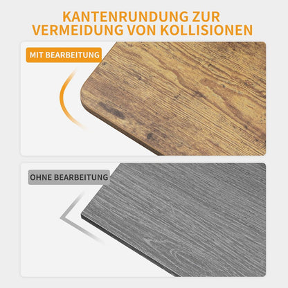 Schreibtisch Klein 80x40x75 cm Computertisch PC Tisch Industriedesign