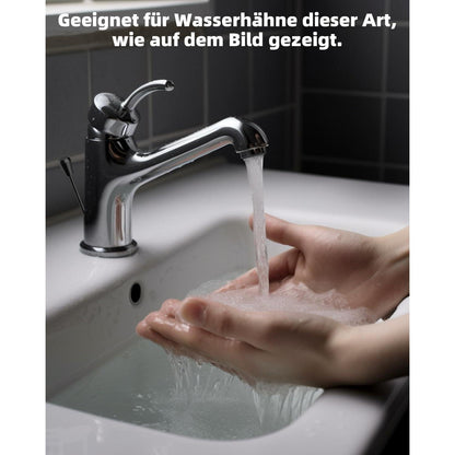 Waschbecken Ablaufgarnitur mit Zugstange und Überlauf 1 1/4 Zoll