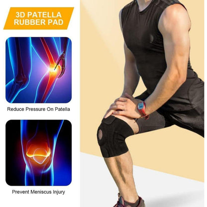 Sport Kniebandage für Männer Damen, Verstellbare Patella