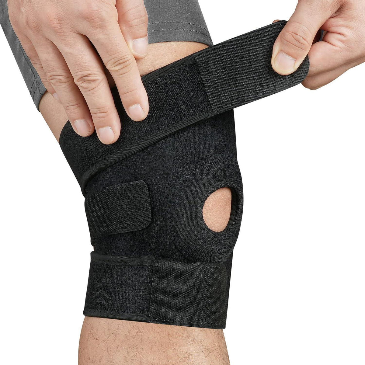 Sport Kniebandage für Männer Damen, Verstellbare Patella