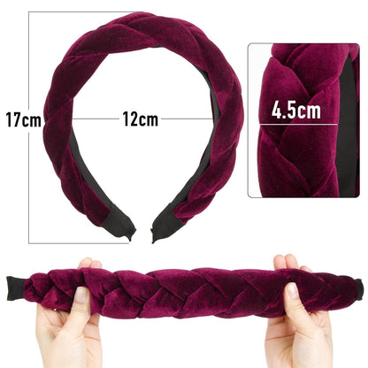 Samt Haarreif Dirndl Vintage Stirnband Gepolstert Haarband