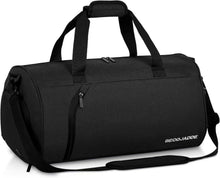 Sporttasche Damen Herren 35L Reisetasche Duffel Bag Schwimmen Schwarz